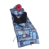 Helinox Toasty - Sunset/Beach, Sitzauflage blau/rot, Blue & Red Bandana