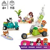 LEGO 42641 Friends Strandabenteuer mit Hunden, Konstruktionsspielzeug 