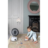 Meaco MeacoFan Sefte 8, Ventilator weiß, Tragbarer Tischventilator mit Akku