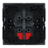 Merten Doppelwippe für Serien- und Doppeltaster-Einsatz, 2-fach, Thermoplast, matt anthrazit, Retail