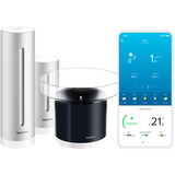 Netatmo Wetterstation + Regenmesser silber