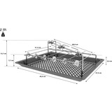 Siemens AirFry & Grillset HZ635000, Backblech anthrazit, emailliert