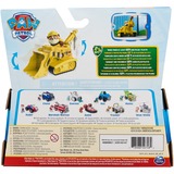 Spin Master Paw Patrol - Baustellen-Fahrzeug mit Rubble-Figur, Spielfahrzeug gelb