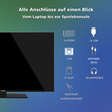 Telefunken XU50VP750M, LED-Fernseher 126 cm (50 Zoll), schwarz, UltraHD/4K, Tripple-Tuner, SmartTV, VIDAA-Betriebssystem