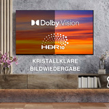 Telefunken XU50VP750M, LED-Fernseher 126 cm (50 Zoll), schwarz, UltraHD/4K, Tripple-Tuner, SmartTV, VIDAA-Betriebssystem