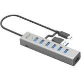 i-tec USB-C Charging Metal HUB 7 Port, USB-Hub 