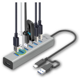 i-tec USB-C Charging Metal HUB 7 Port, USB-Hub 