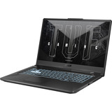 ASUS TUF Gaming A17 (FA706NF-HX006W), Gaming-Notebook schwarz, AMD Ryzen 5 7535HS, NVIDIA GeForce RTX 2050, 16 GB DDR5, 512 GB (512 GB SSD), Windows 11 Home