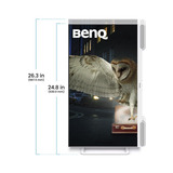BenQ EW2790U Premium, LED-Monitor 68.6 cm (27 Zoll), weiß, UltraHD/4K, IPS, HDMI, USB-C, USB-Hub