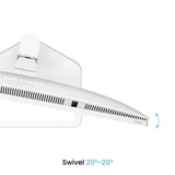 BenQ EW2790U Premium, LED-Monitor 68.6 cm (27 Zoll), weiß, UltraHD/4K, IPS, HDMI, USB-C, USB-Hub