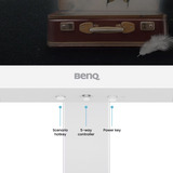 BenQ EW2790U Premium, LED-Monitor 68.6 cm (27 Zoll), weiß, UltraHD/4K, IPS, HDMI, USB-C, USB-Hub