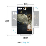 BenQ EW2790U Premium, LED-Monitor 68.6 cm (27 Zoll), weiß, UltraHD/4K, IPS, HDMI, USB-C, USB-Hub