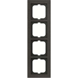 Busch-Jaeger Abdeckrahmen 4-fach, Abdeckung grau, Retail