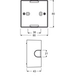 Busch-Jaeger Aufputz-Gehäuse einfach Retail