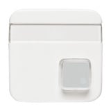 Busch-Jaeger Zentralscheibe mit Beschriftungsfeld, Taster weiß, Retail