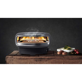 Everdure 2-Brenner Pizzaofen Kiln R desert grey hellgrau, 8,5 kW, für Pizzen bis ca. Ø 40cm, rotierender Pizzastein