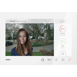 Gira Wohnungsstation Video Aufputz 7 Zoll mit TFT-Farbdisplay und Freisprechfunktion weiß (glänzend), Retail