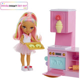 MGA Entertainment Rainbow High Little - Dessert Shop with Kandy Spielset, Spielfigur 
