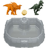 Mattel Jurassic World 4 Dino Reveal Deluxe Battle Pack, Spielfigur 