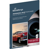 MediaRange Hochglänzendes Fotopapier, A3, 200g/m², 50 Blatt 