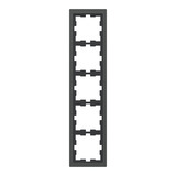 Merten Rahmen fünffach D-Life Glas schwarz, Retail