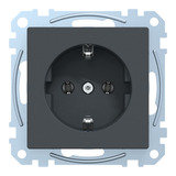 Merten Schutzkontakt Steckdose Schraub Liftklemme anthrazit, Retail