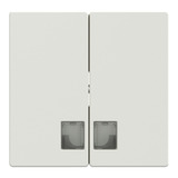 Merten Wippe mit Symbolfenster für Serienschalter, zweiteilige Taste, glänzend, Thermoplast weiß (glänzend), Retail