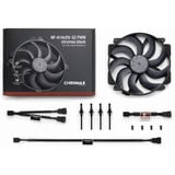 Noctua NF-A14x25r G2 PWM chromax.black, Gehäuselüfter 140 mm