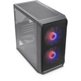 Silentware Air 10, Tower-Gehäuse schwarz, Tempered Glass