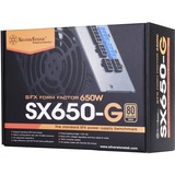 SilverStone SST-SX650-G V1.1 650W, PC-Netzteil schwarz, 4x PCIe, Kabel-Management, 650 Watt