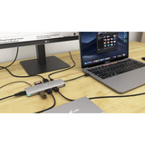 i-tec USB-C Metal Nano 4K Docking Station, Dockingstation grau, HDMI, USB-C, USB, RJ-45, PD, mit Ladegerät