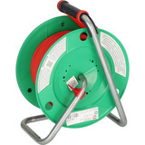 Brennenstuhl Garant G Bretec IP44 Garten-Kabeltrommel, 1 Anschluss grün/rot, 38 + 2 Meter, Bretec-Drehkontakt-System