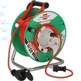 Brennenstuhl Garant G Bretec IP44 Garten-Kabeltrommel, 1 Anschluss grün/rot, 38 + 2 Meter, Bretec-Drehkontakt-System