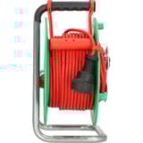 Brennenstuhl Garant G Bretec IP44 Garten-Kabeltrommel, 1 Anschluss grün/rot, 38 + 2 Meter, Bretec-Drehkontakt-System