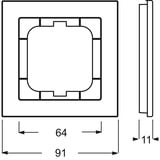 Busch-Jaeger Rahmen 1-fach Retail