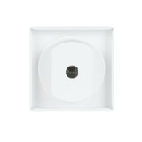 Busch-Jaeger Zentralscheibe mit Drehgriff und Aufdruck, Abdeckung Retail