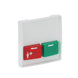 Busch-Jaeger Zentralscheibe studioweiß, Rahmen weiß, Retail