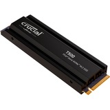 Crucial T500 1 TB, SSD schwarz, PCIe 4.0 x4, NVMe, M.2 2280, mit Kühlkörper