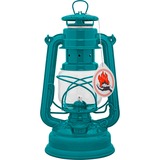 Feuerhand Sturmlaterne Baby Special 276, Leuchte teal blue