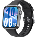 Huawei Watch Fit 4 (Seiya-B19F) , Smartwatch schwarz, schwarzes Fluorelastomer-Armband