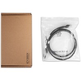 ICY BOX Kabel SlimSAS x8 SFF-8654 > 2x SlimSAS x4 SFF-8654 schwarz, 50cm