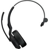 Jabra Evolve2 55, mit Ladestation, Headset schwarz, Mono, Microsoft Teams, USB-A, Link380a