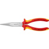 KNIPEX Flachrundzange 26 16 200 , Greifzange gezahnte Griffflächen