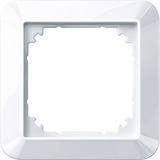 Merten Rahmen 1-fach Aufputz mit selbstdesinfizierender Oberfläche weiß (glänzend), Retail