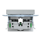 Merten Schutzkontakt Steckdose mit USB Ladegerät, Typ MEG2367-0460, Unterputz, 16 Ampere, 250 Volt aluminium, Retail