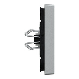 Merten Wippe Aluminium für Wechselschalter, Kreuzschalter und Taster, einteilige Ausführung aluminium, Retail