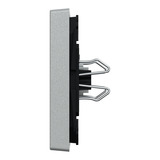 Merten Wippe Aluminium für Wechselschalter, Kreuzschalter und Taster, einteilige Ausführung aluminium, Retail