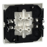 Merten Wippe für Schalter und Taster, zweiteilige Wippe mit Symbol Pfeile, glänzend, Thermoplast weiß (glänzend), Retail