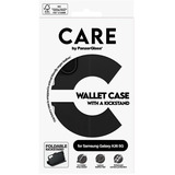 PanzerGlass Wallet Case mit Kickstand, Handyhülle schwarz, Samsung Galaxy A36 5G