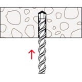 fischer Steckfix plus Zwillingsschelle SF plus ZS 10 hellgrau, 100 Stück, mit Doppelbügel